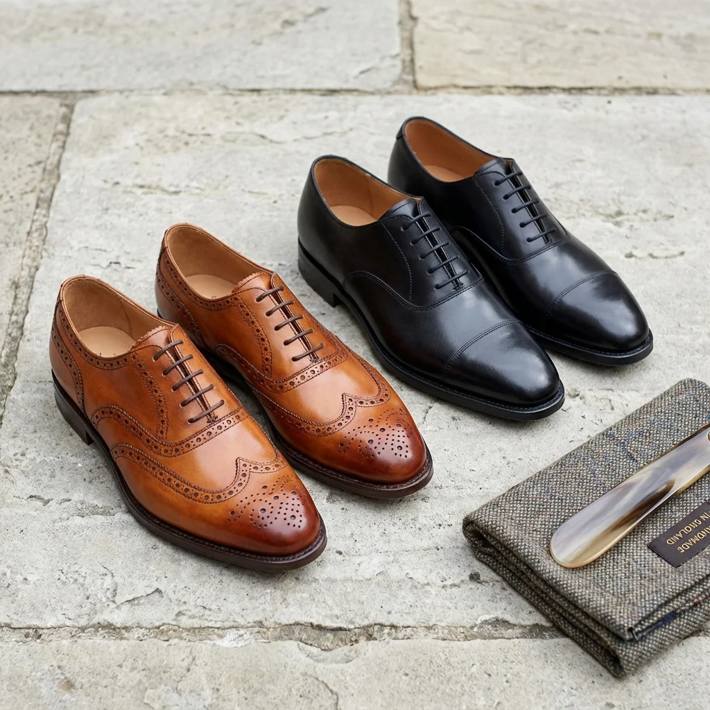 Men's leather shoes and brogues